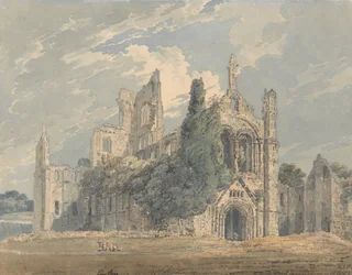 Abadía de Kirkstall desde el N.O.